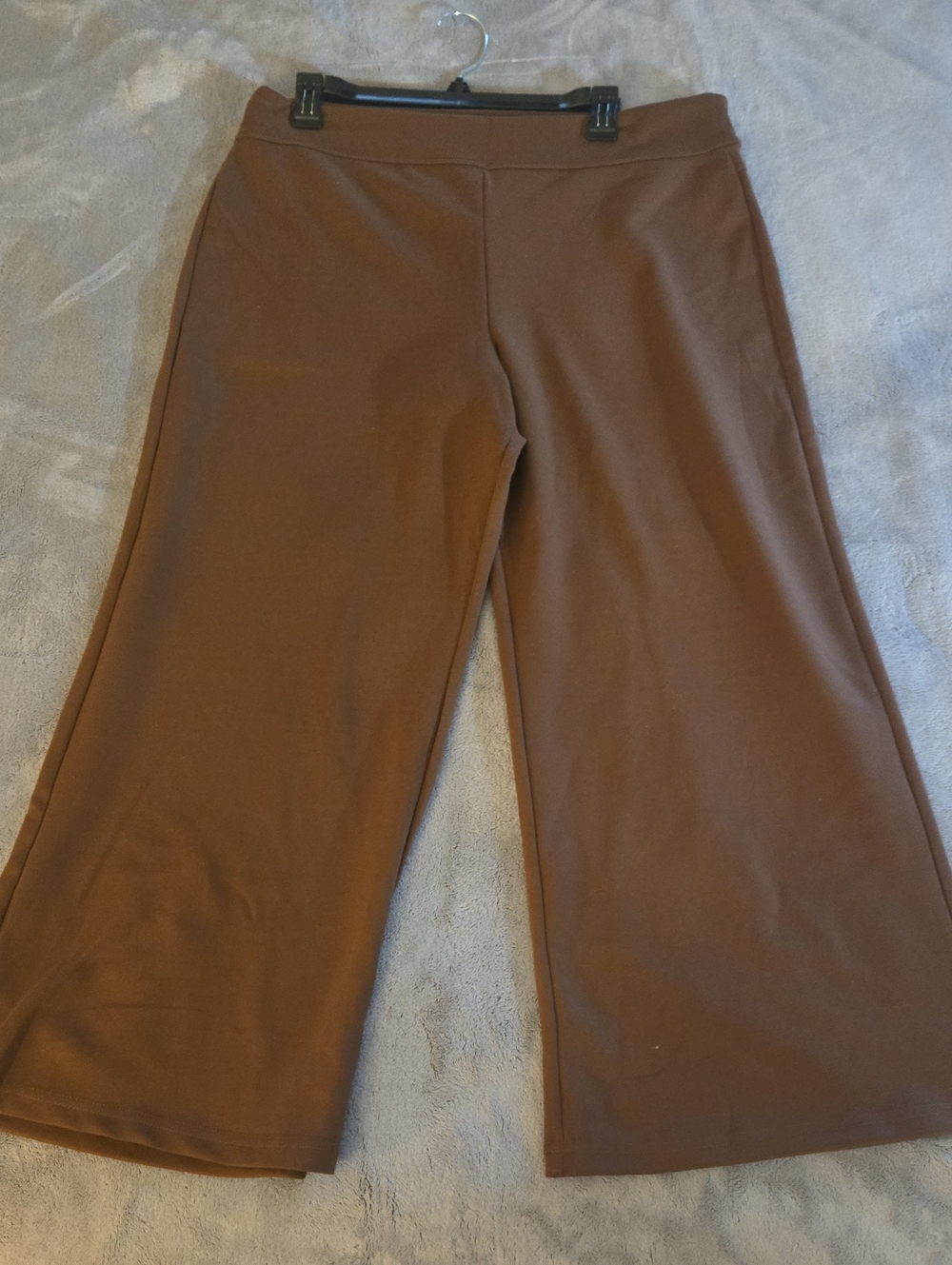 NWOT Joy Mangano Chestnut Brown Boot-Cut Flare Pants